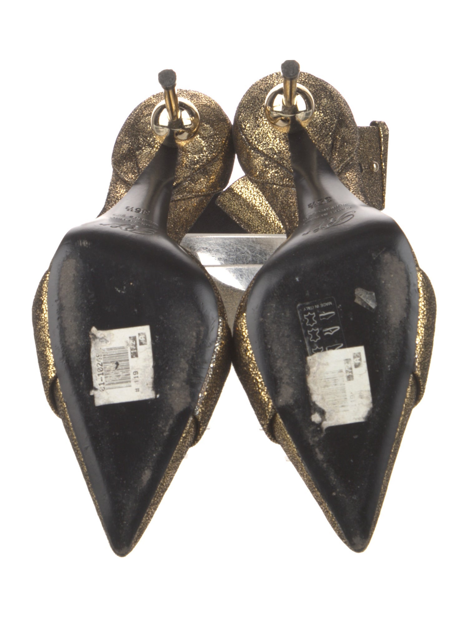 Roger Vivier Leather D'Orsay Pumps